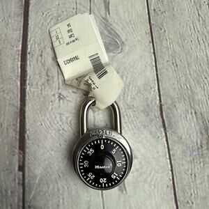Master Lock Combination Padlock Block‎ Guard Brand New In Box - Black